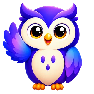 Harold, Happy Monkey’s purple owl
